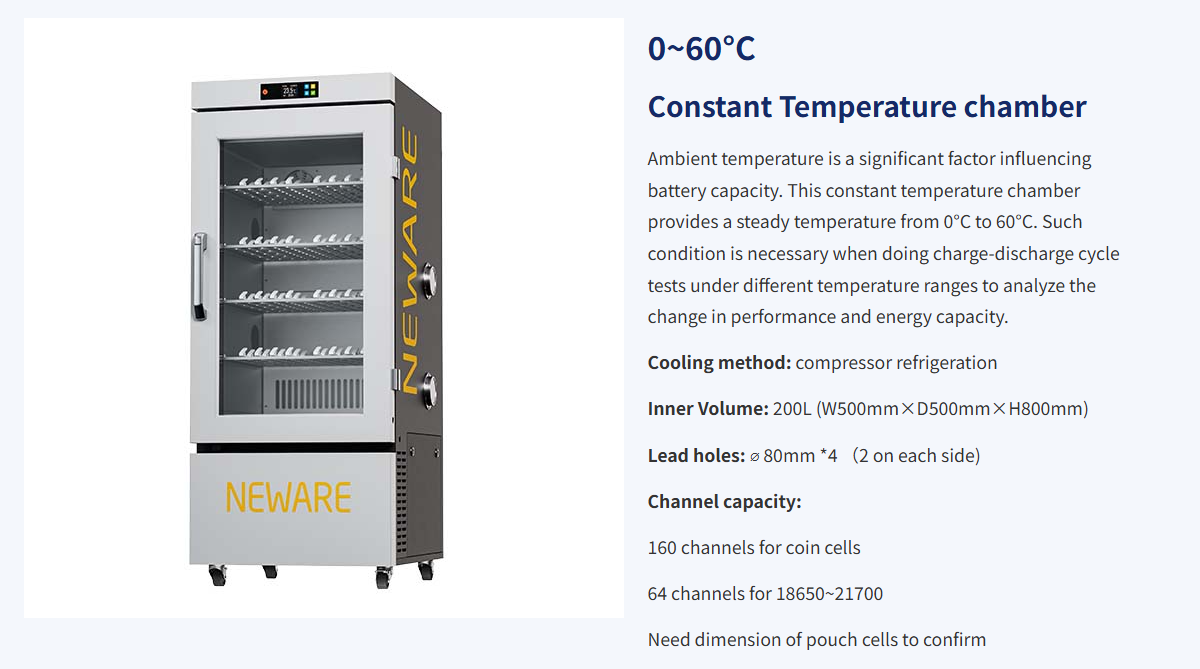 Neware temperature chamber
