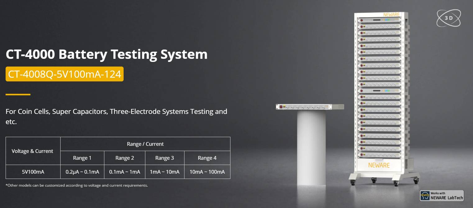 NEWARE CT-4008Q-5V100mA-124 battery tester NEWARE CT-4008Q-5V100mA-124 battery tester
