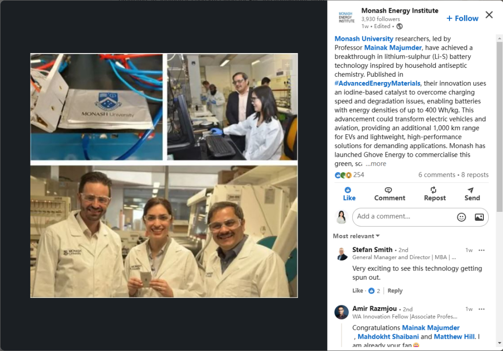 Neware Battery Testers in Lithium-Sulfur Battery Research