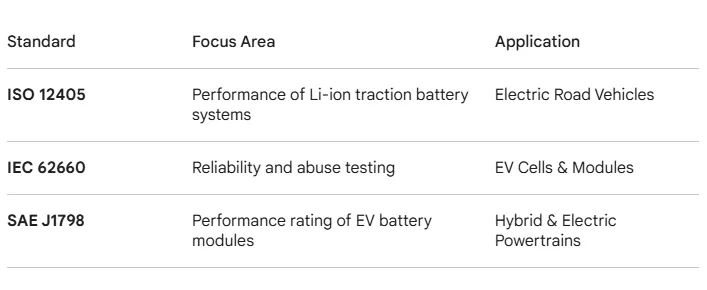 HPPC Testing Standards