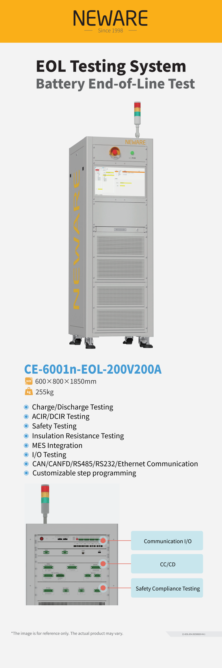 Neware EOL End of Line battery testing system
