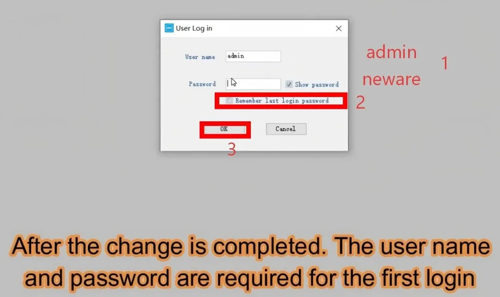 Remember last login password
