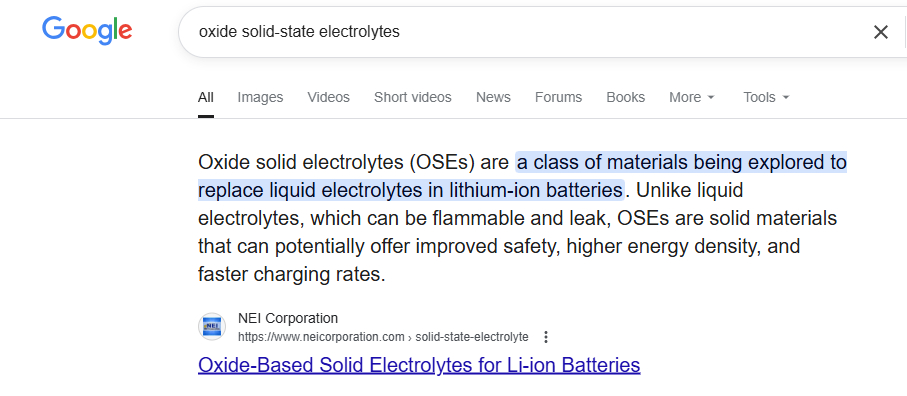 oxide solid-state electrolytes